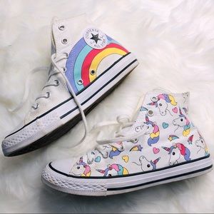 Converse Chuck Taylor All Star High-Top Sneaker Unicorn White Chucks